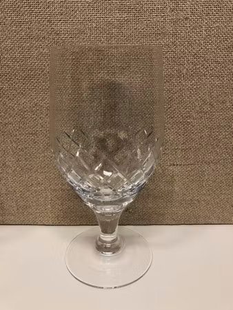 WINE GLASS 6 pieces. crystal, 1900s.