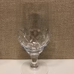 VINGLAS 6 st. kristall, 1900-tal.