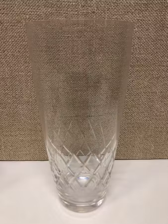5 glasses of mulled wine crystal, 20th century.