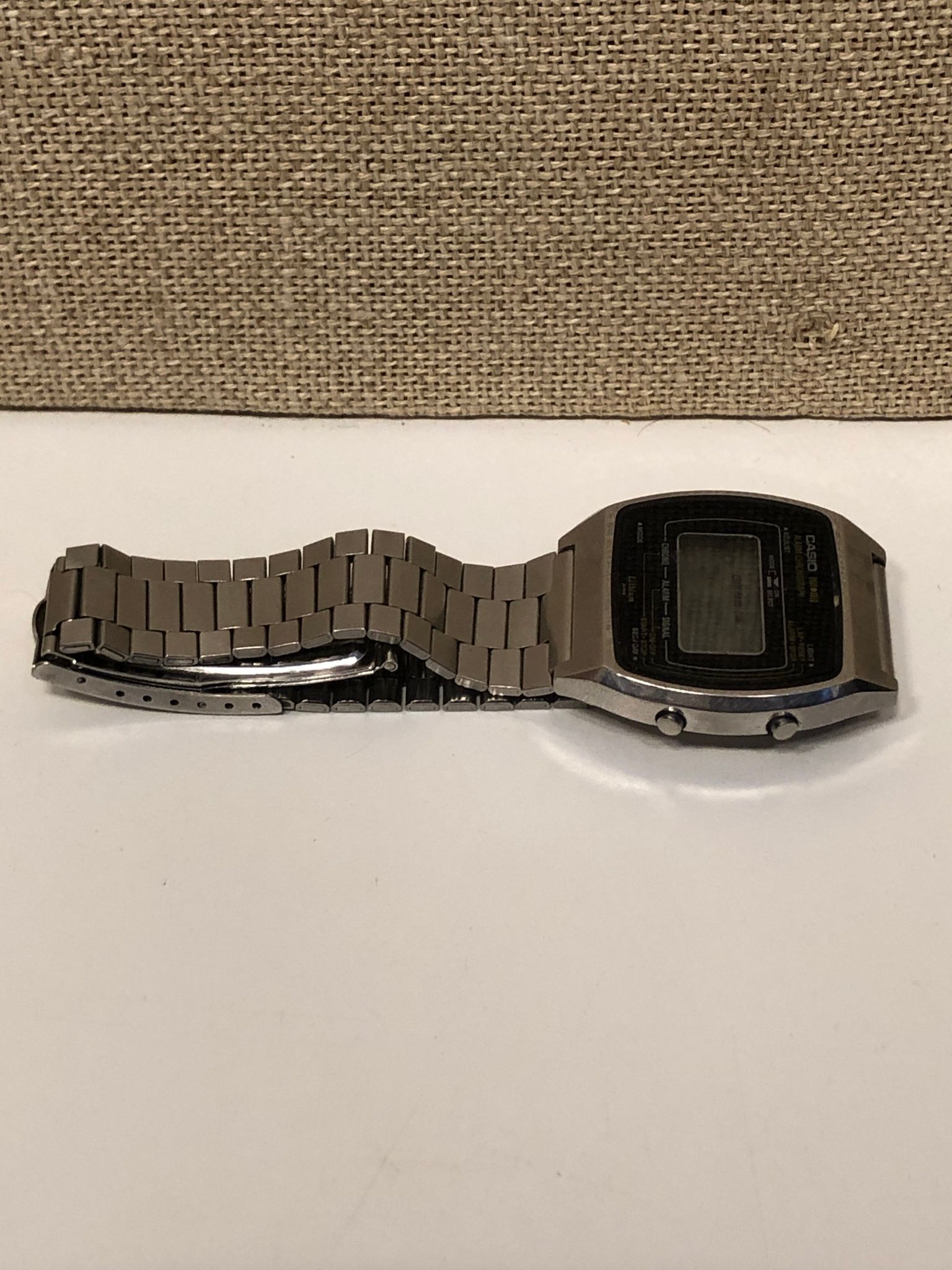 ARMBANDSUR, herr, CASIO, alarm, chronograph, quartz, 1980-tal.