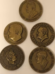 MEDALJER 13 st, metall, Svenska Dagbladets Riksskyttetävling.