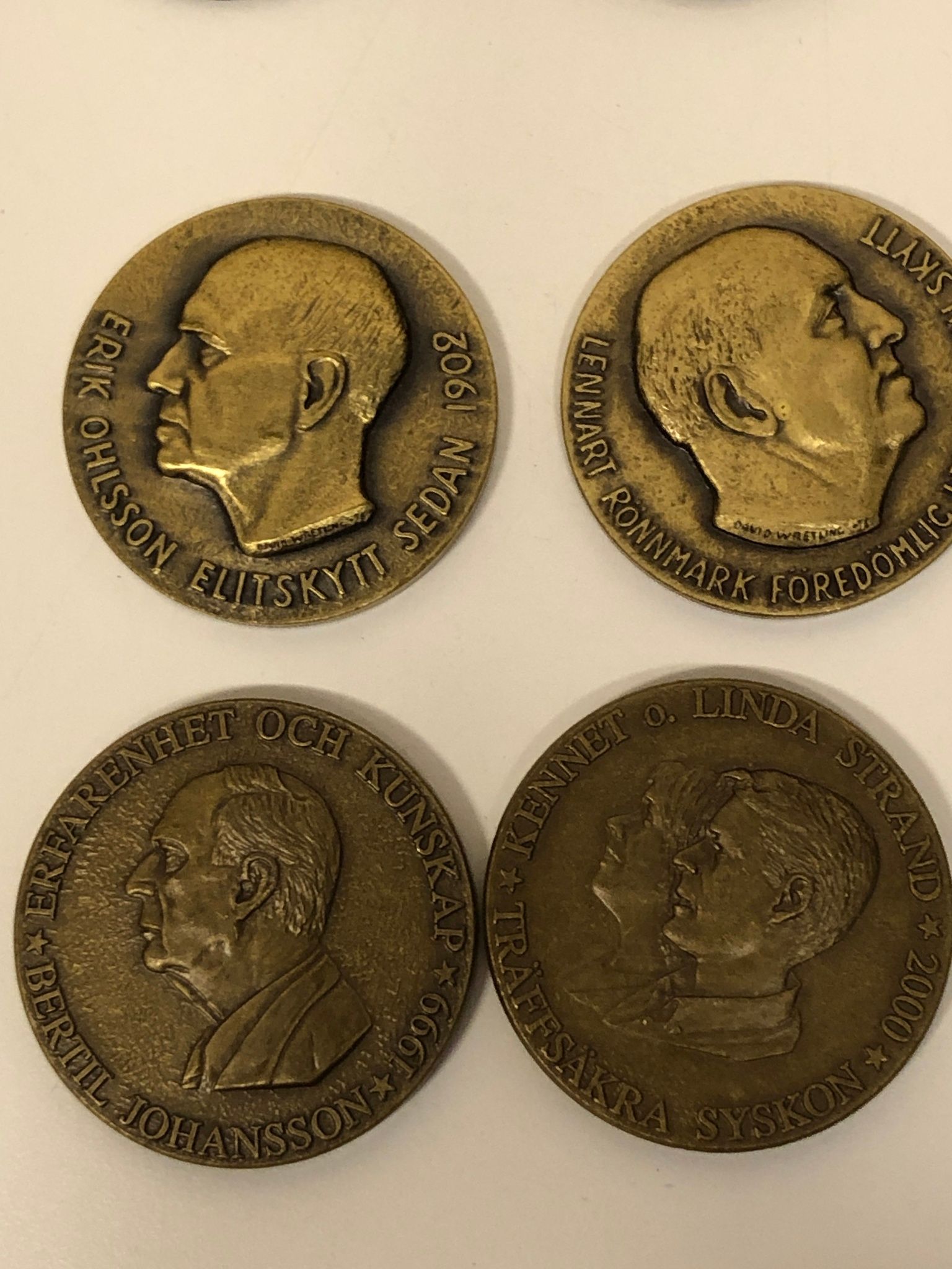 MEDALJER 13 st, metall, Svenska Dagbladets Riksskyttetävling.