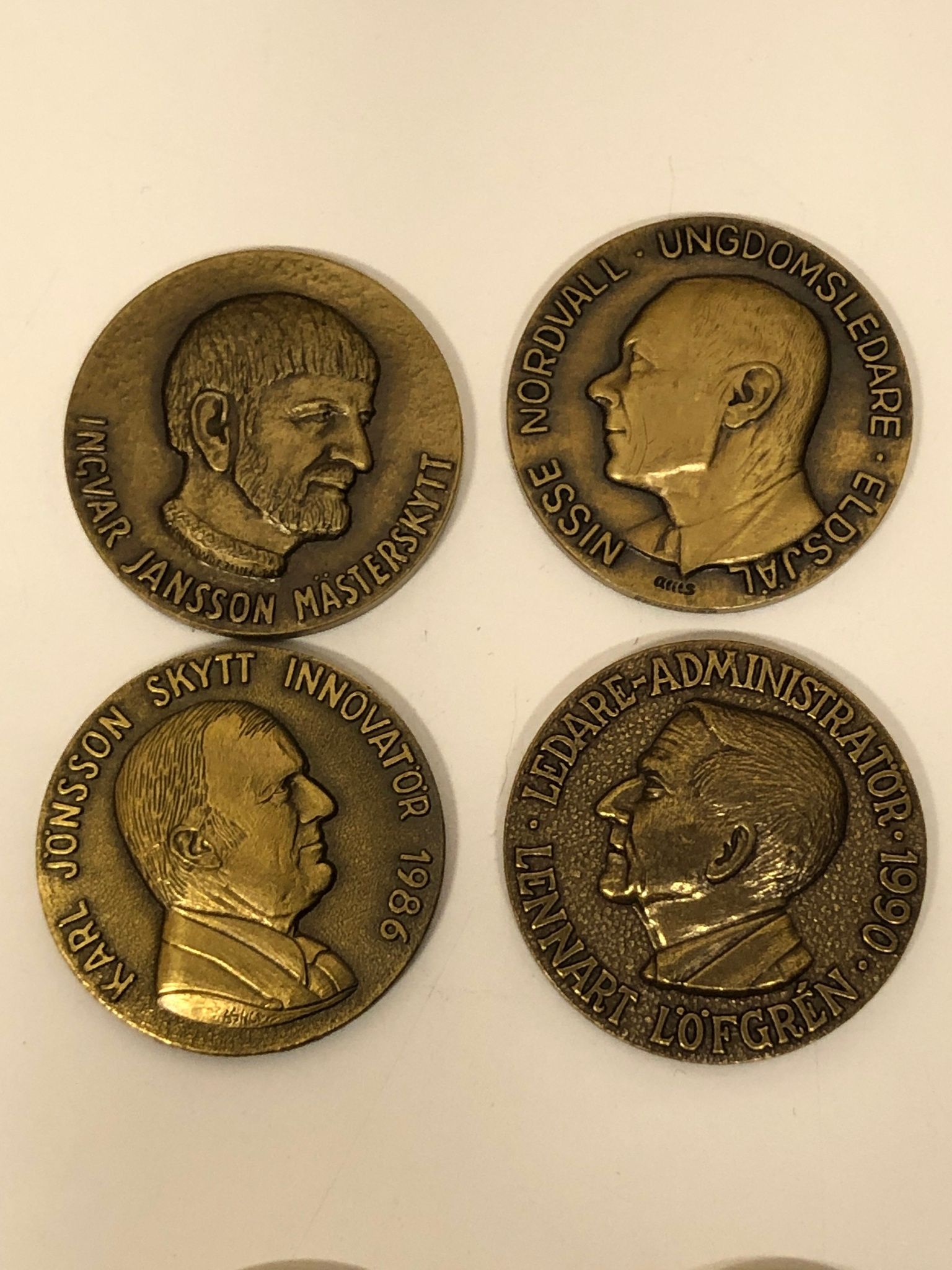 MEDALJER 13 st, metall, Svenska Dagbladets Riksskyttetävling.