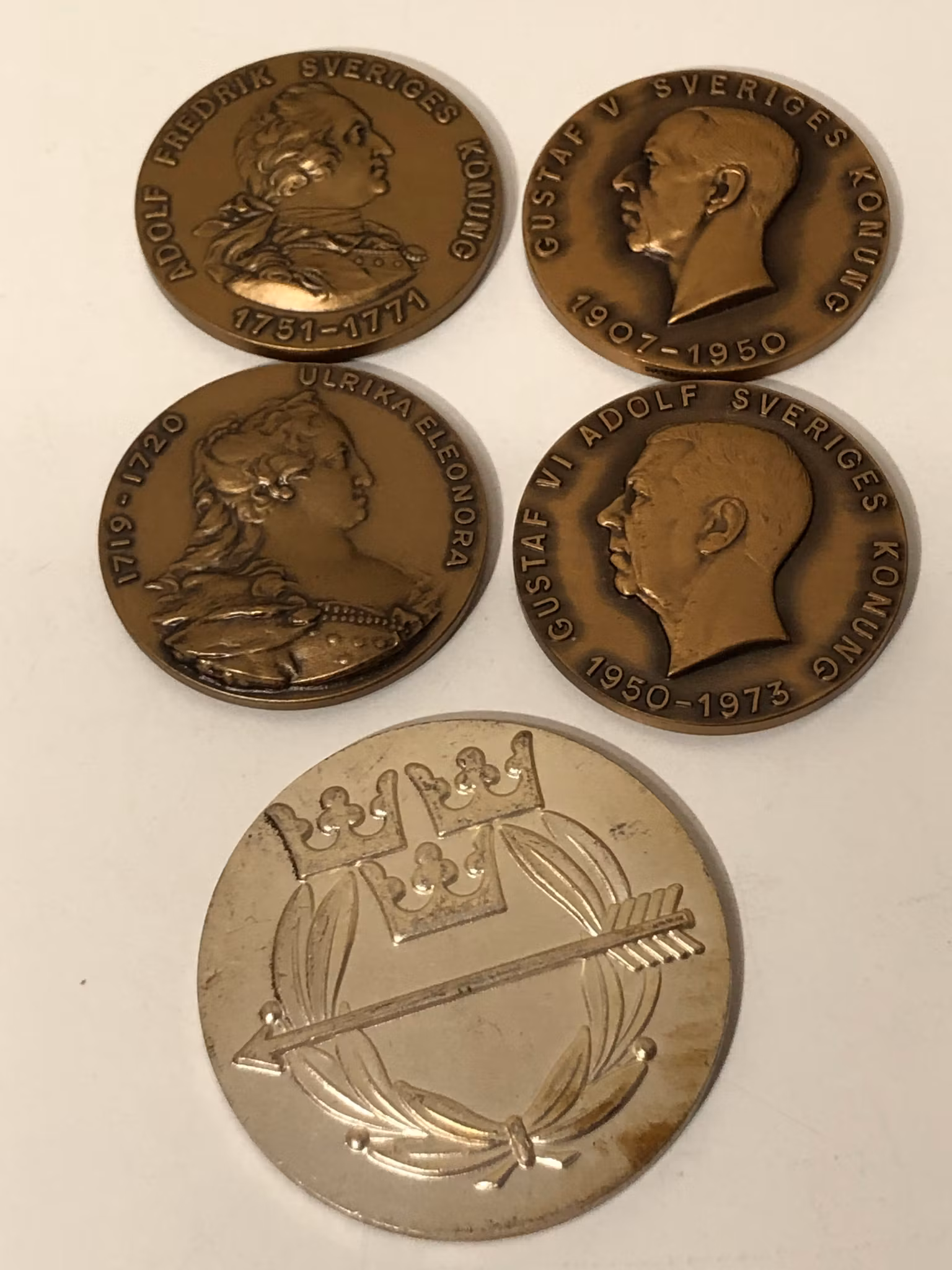 MEDALJER, 8 st, metall, Skytte ÖS Rikspropaganda