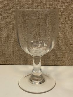 VINGLAS, handblåst, 18/1900-tal.