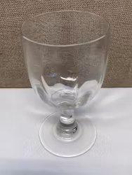 VINGLAS, handblåst, 18/1900-tal.