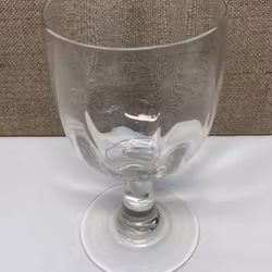 VINGLAS, handblåst, 18/1900-tal.