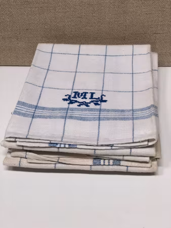 LINEN TOWELS, 4 pcs, 1900s.