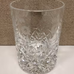 WHISKEY/SELTERGLAS, kristall, "Haga" design Duka, Kosta Boda.