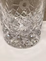 WHISKEY/SELTER GLASS, crystal, "Haga" design Duka, Kosta Boda.