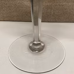 RÖDVINGLAS, kristall, " Bror" design Fritz Kallenberg.