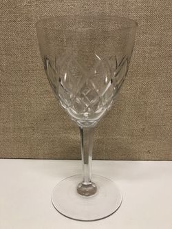 RÖDVINGLAS, kristall, " Bror" design Fritz Kallenberg.