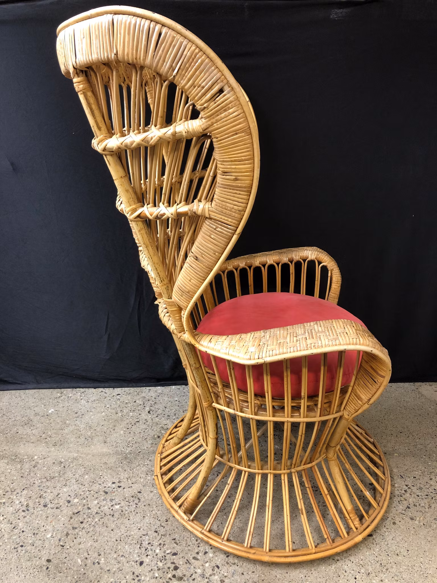 KORGSTOL, Gioi Ponti & Carminati, Bonacina, Italien, 1900-tal.