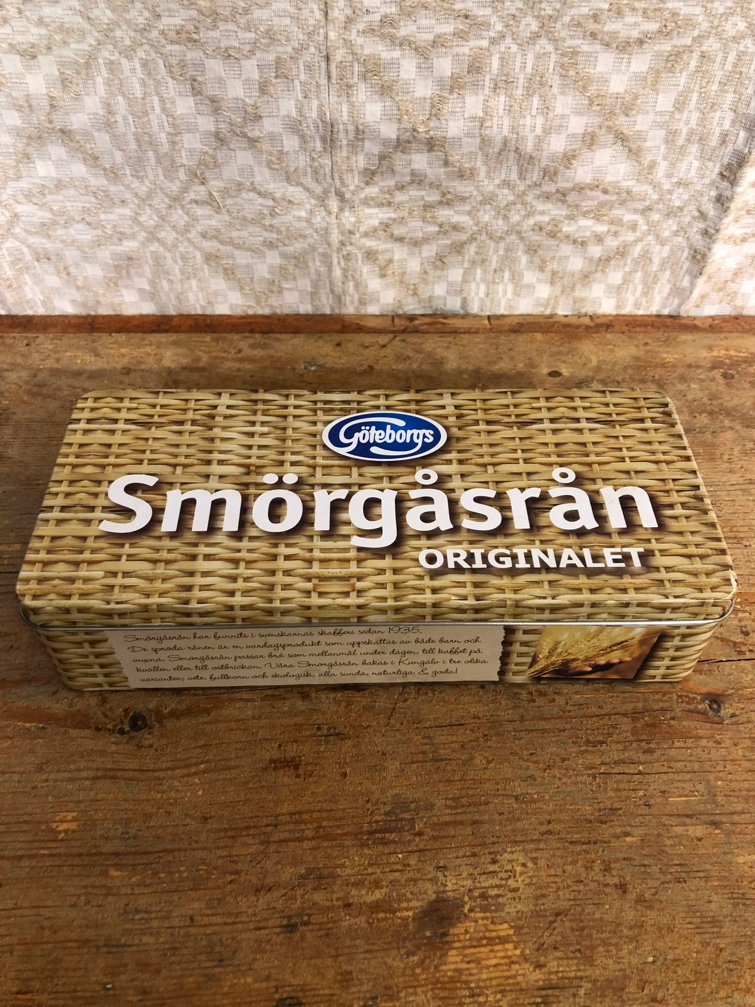 PLÅTBURK, smörgåsrån, Göteborg, 19/2000-tal.