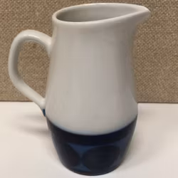 MILK JUG, porcelain, "Agda" Christina Campell, Rörstrand.