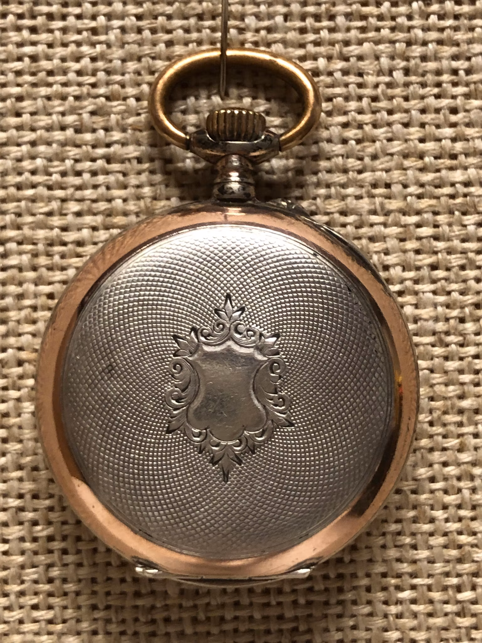 POCKET WATCH "Grandmother's watch" silver case.