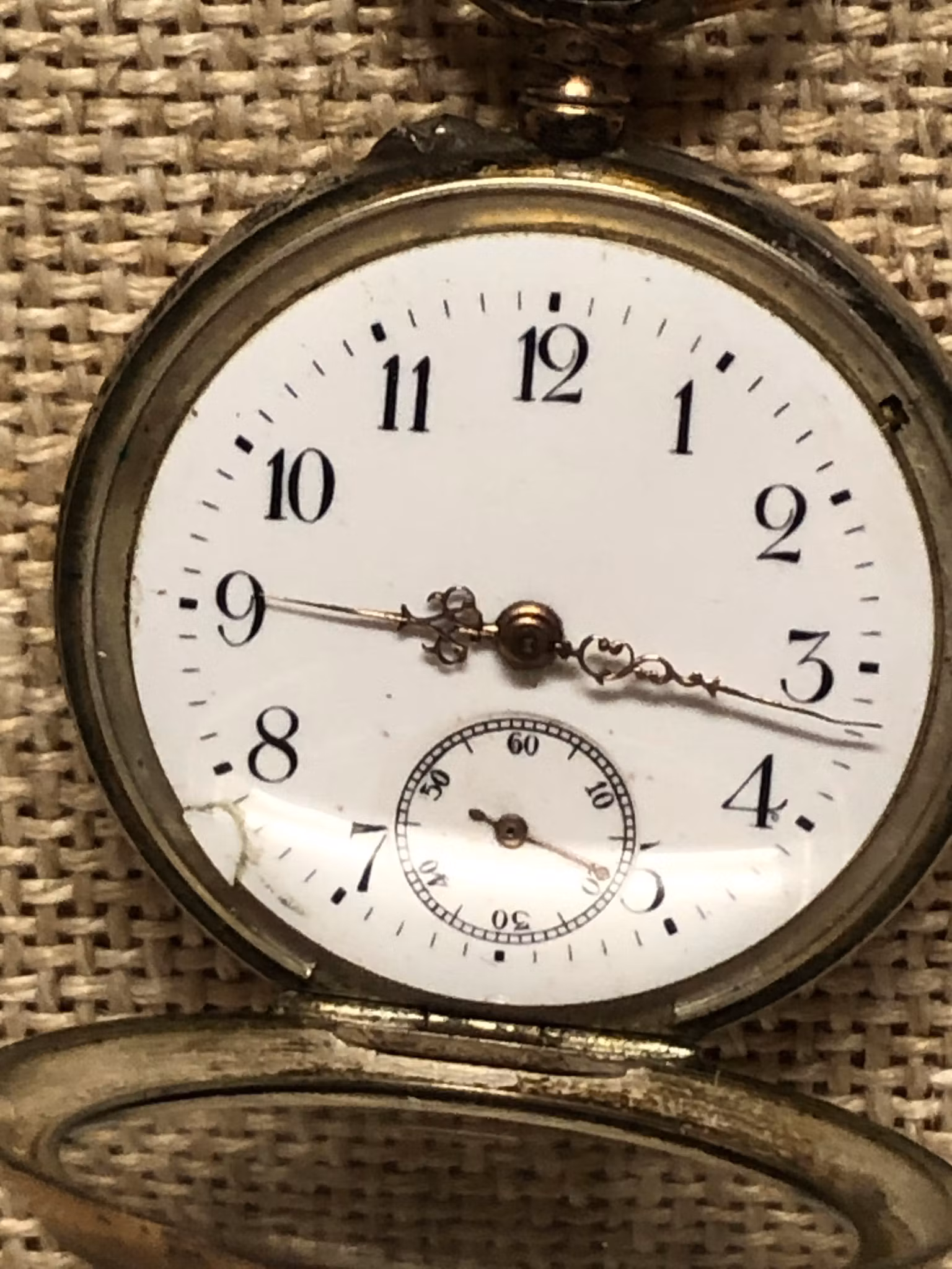 POCKET WATCH "Grandmother's watch" silver case.