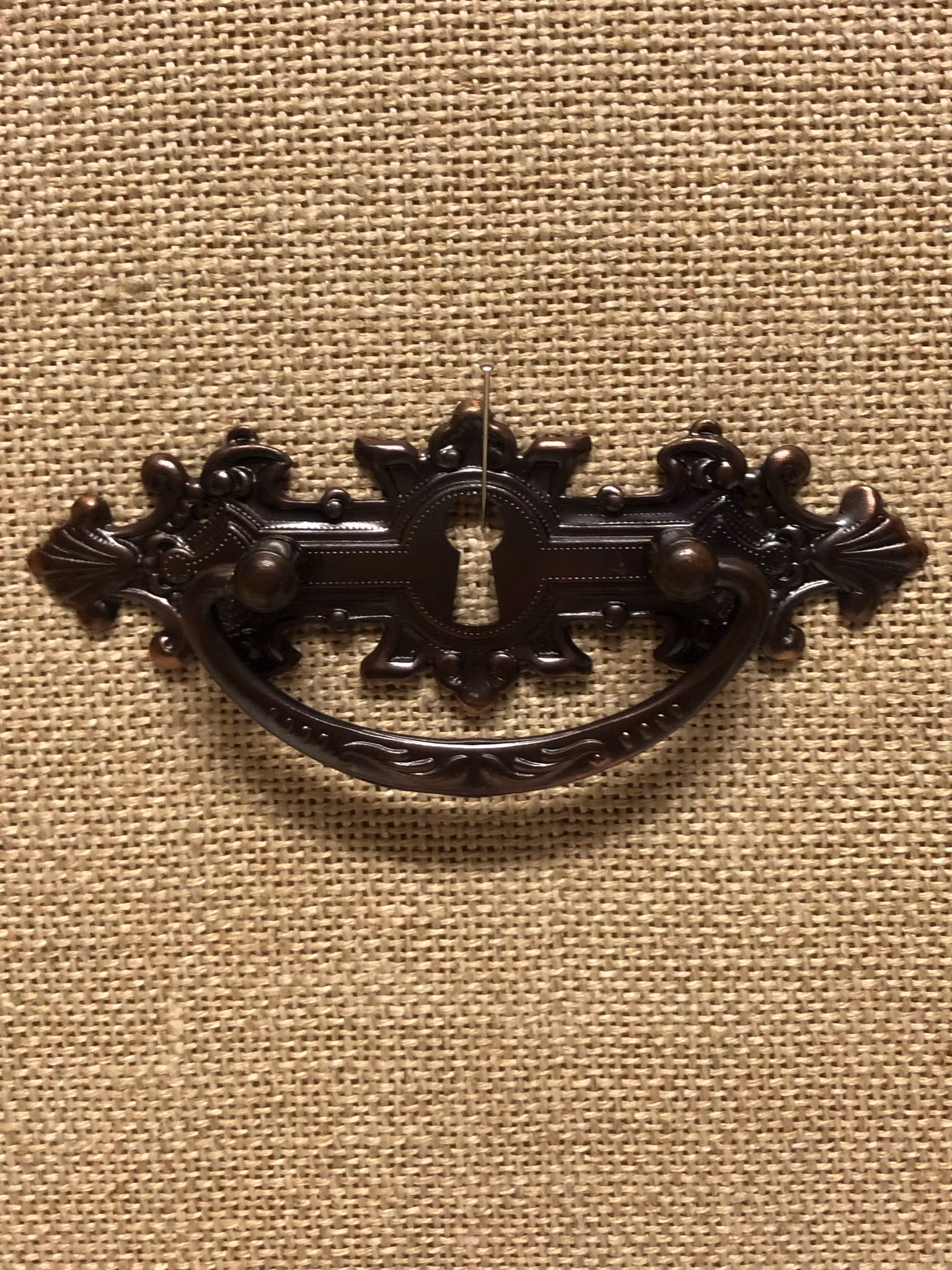 MÖBELBESLAG 5 st. metall, Bårebo, 1900-talets andra hälft.