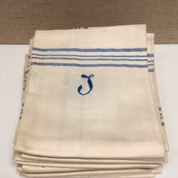 LINNEHANDDUKAR 12 st. Oanvända, 1900-tal.