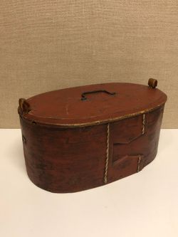 SVEPASK, originalmålad, allmoge 1800-tal.