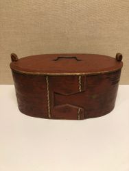 SVEPASK, originalmålad, allmoge 1800-tal.