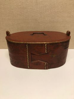 SVEPASK, originalmålad, allmoge 1800-tal.