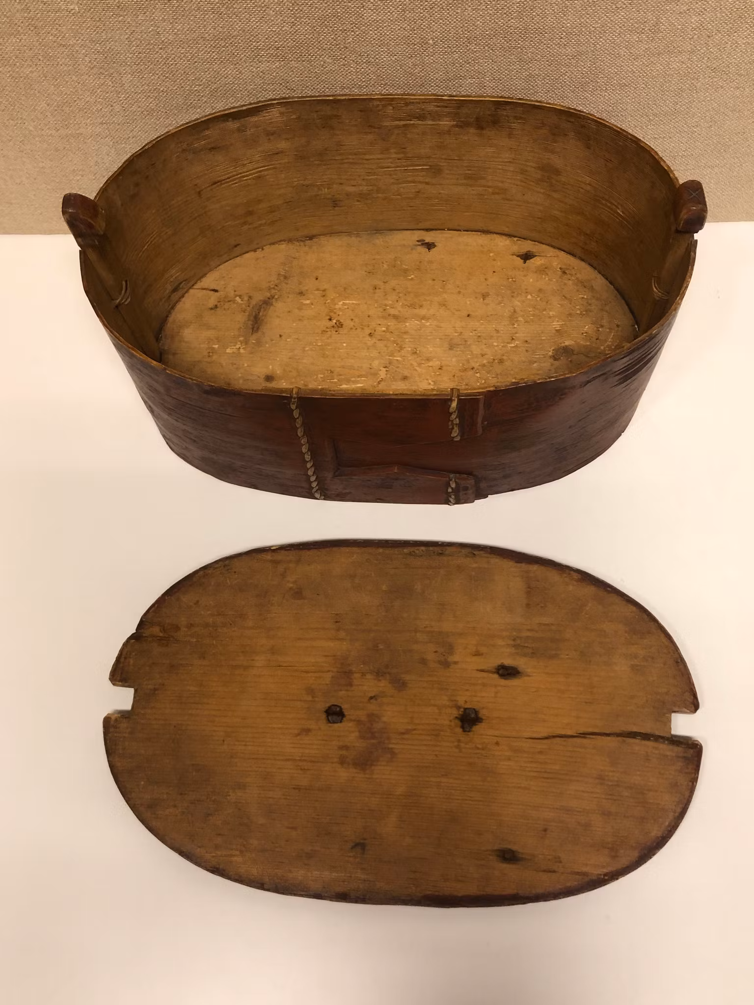 SVEPASK, originalmålad, allmoge 1800-tal.