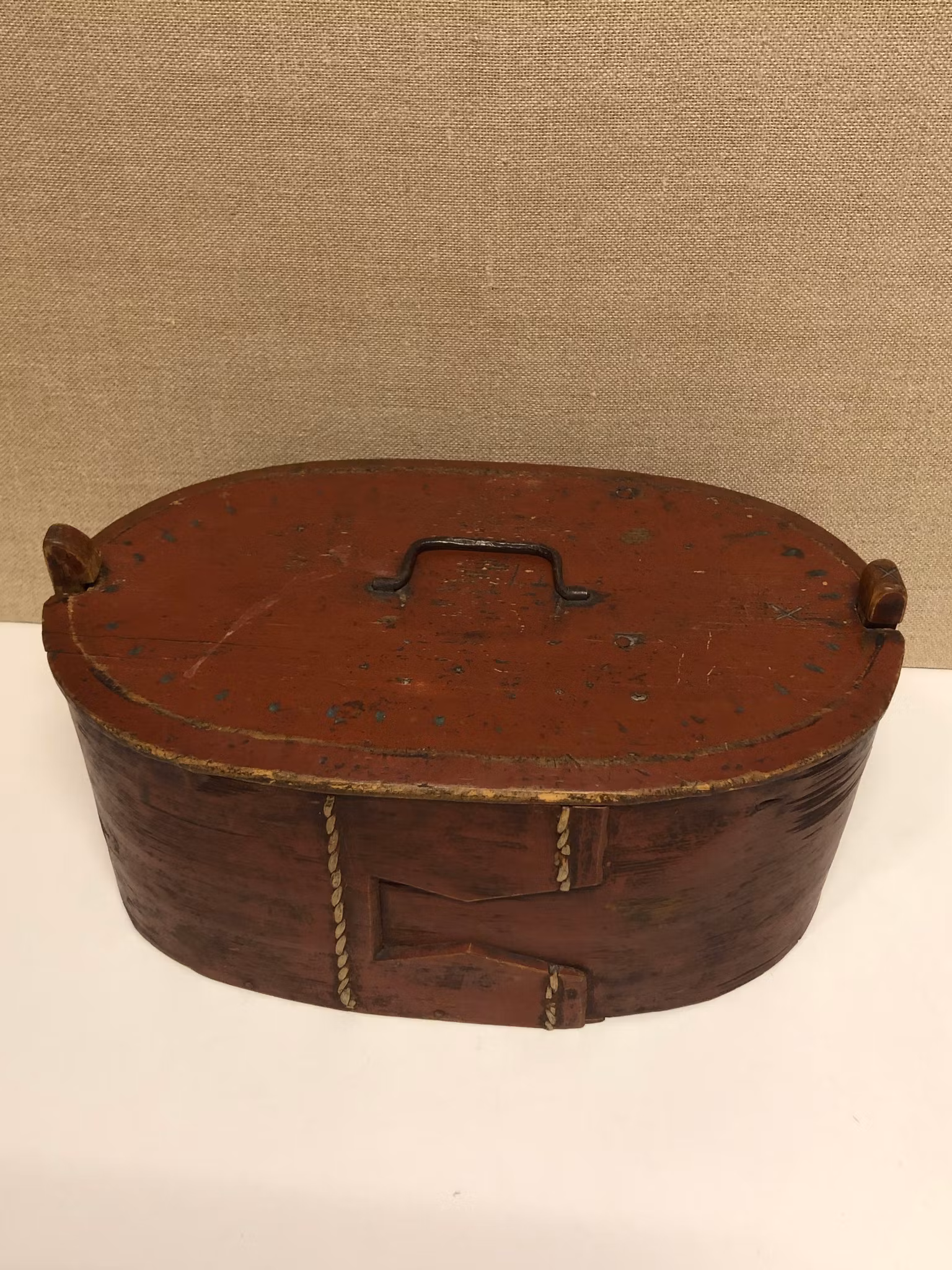 SVEPASK, originalmålad, allmoge 1800-tal.