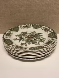 MATTALLRIKAR 7 st. porslin, "Windsor", Ridgway of Staffordshire, England.