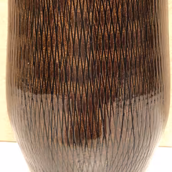 VAS, keramik, "Flamma" nr. 2611, Ingrid Atterberg, Uppsala Ekeby, 1960-tal.