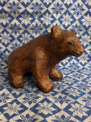 SKULPTUR, Björn, träkomposit, Carl Roos, Hammerdal.