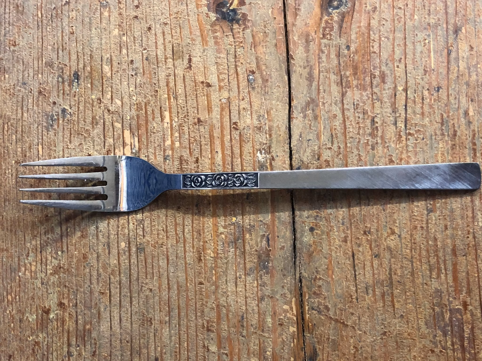 DINNER FORK, "Rosen" Åhléns, 1960s/70s.