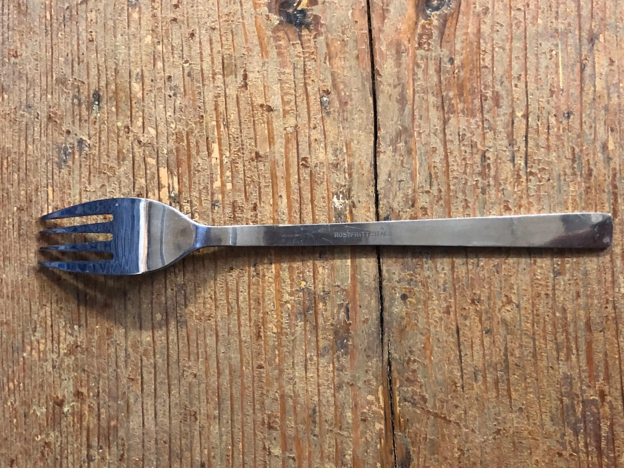 DINNER FORK, "Rosen" Åhléns, 1960s/70s.
