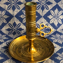 OFFICE/ROOM CANDLEHOLDER, ore, Morell's foundry; Mora, second half of the 20th century.