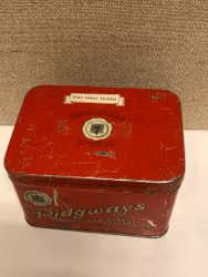 PLÅTBURK, Ridgways Finest Darjeeling Tea, England.