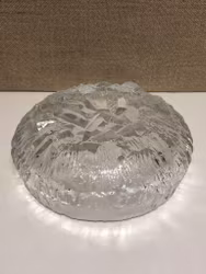 BOWL, glass "Lunaria" Tapio Wirkkala, Iittala.