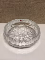 BOWL, glass "Lunaria" Tapio Wirkkala, Iittala.