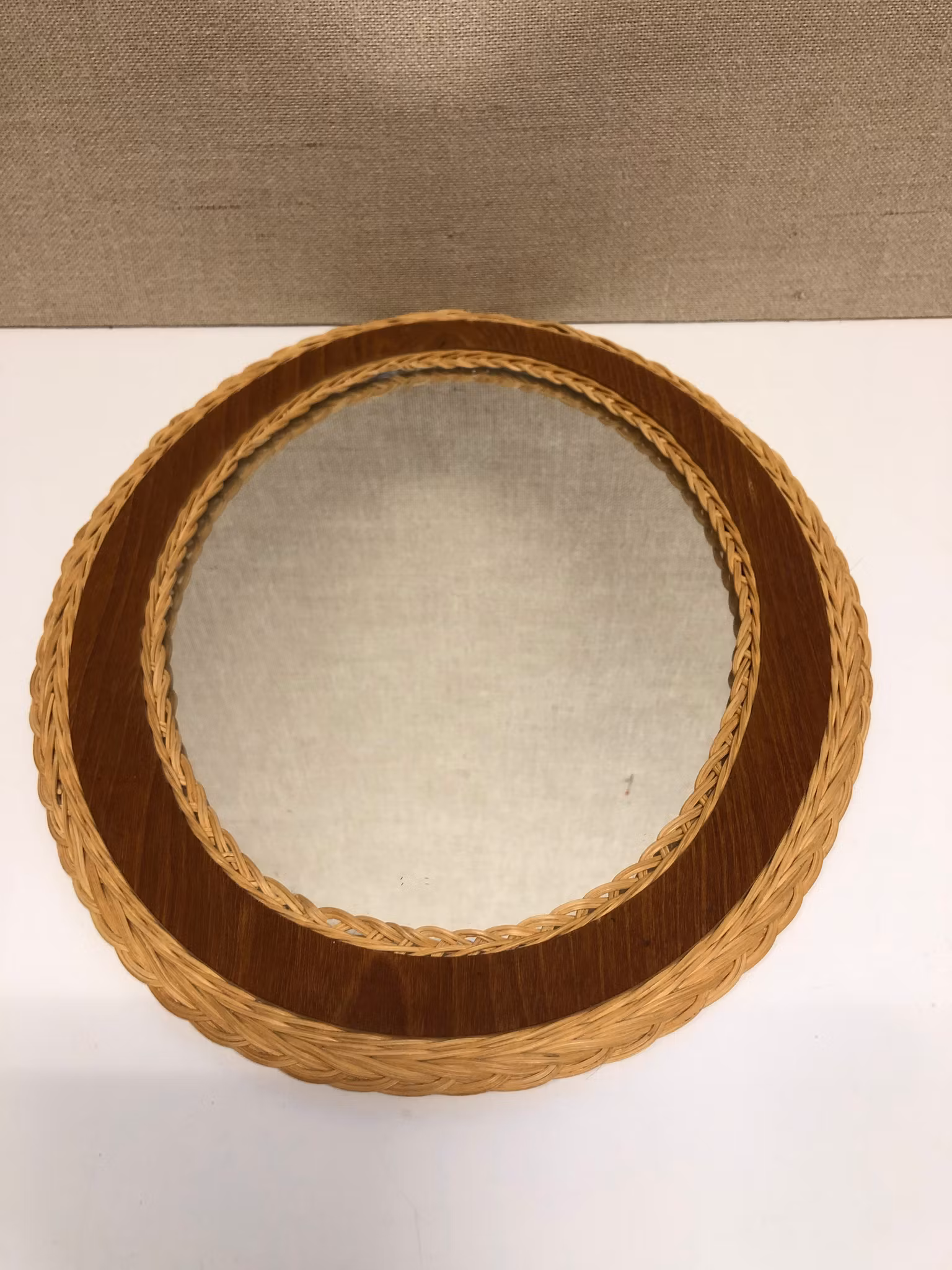 SPEGEL, teak/ rotting, 1960-tal.