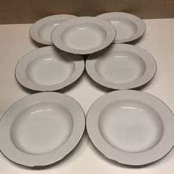 DJUPTALLRIKAR, 7 st, porslin, "Stockholm" IKEA, Quality.