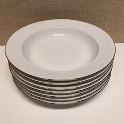DJUPTALLRIKAR, 7 st, porslin, "Stockholm" IKEA, Quality.
