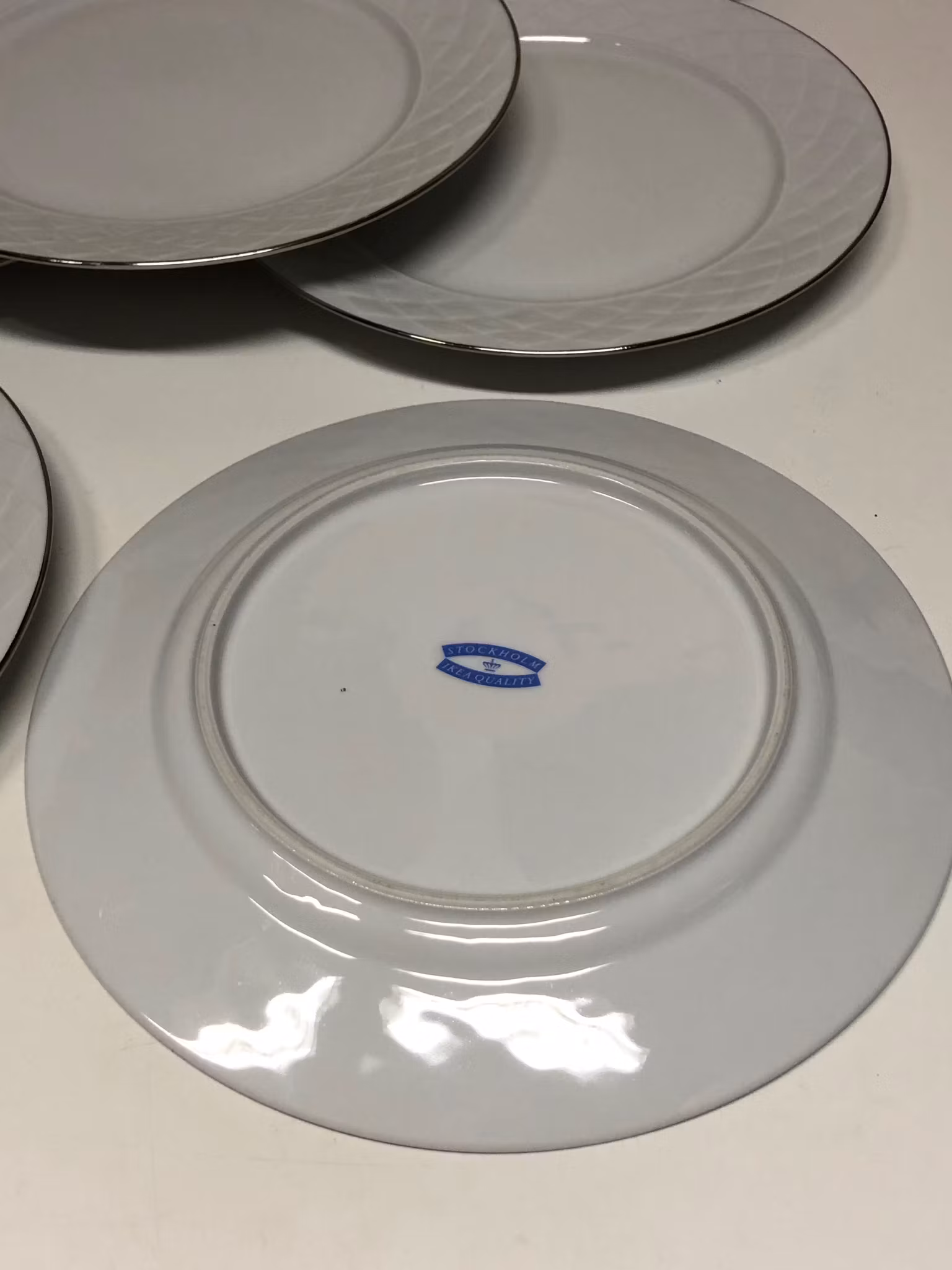 MATTALLRIKAR, 8 st. porslin, "Stockholm" IKEA, Quality.