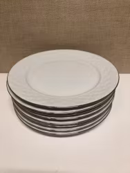 MATTALLRIKAR, 8 st. porslin, "Stockholm" IKEA, Quality.