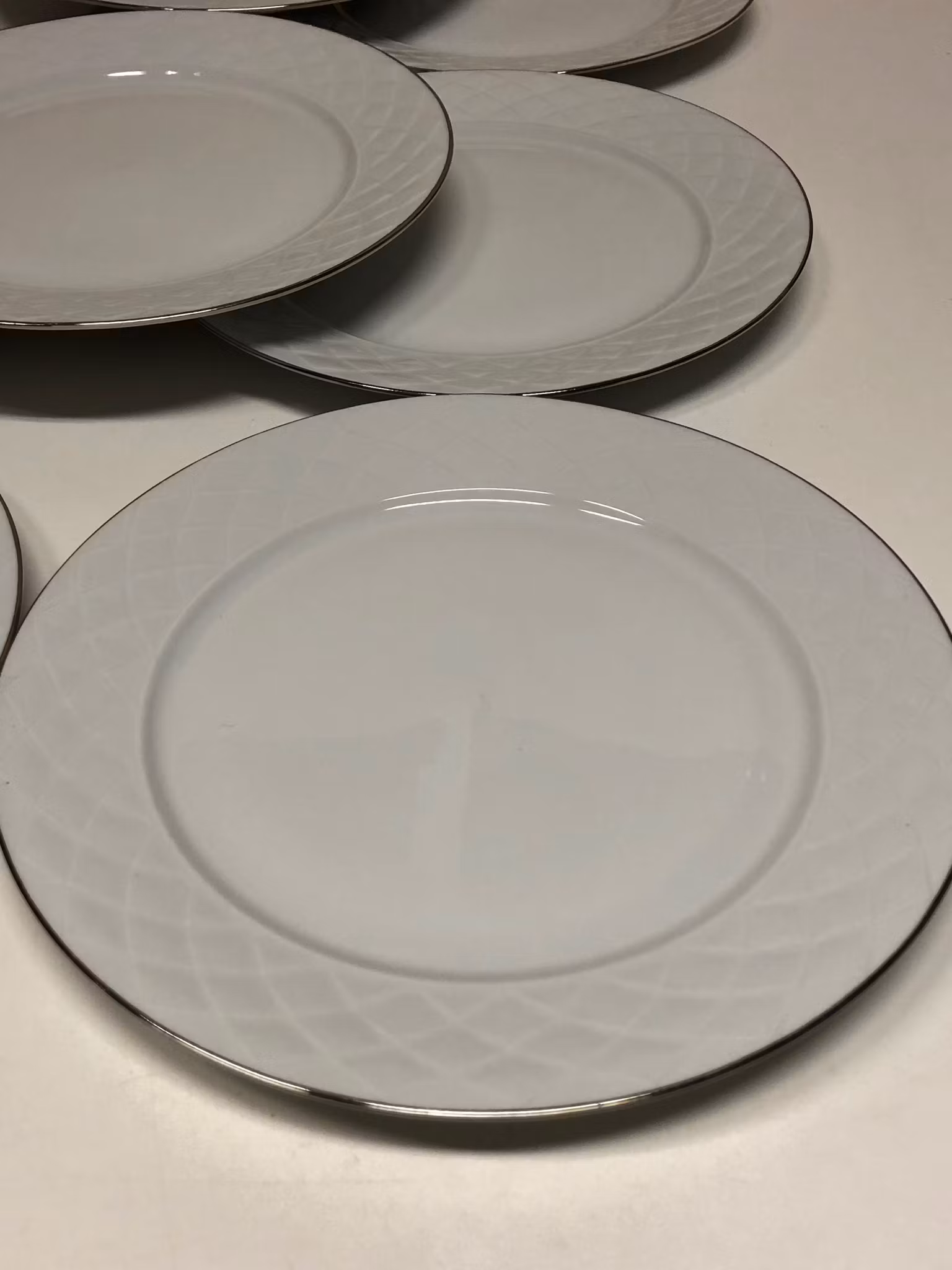 MATTALLRIKAR, 8 st. porslin, "Stockholm" IKEA, Quality.