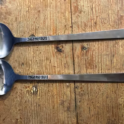 SALAD CUTLERY 2 pieces, "Rosen" Åhléns, 1960s/70s.
