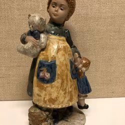 Figurine, ceramic, Porcelana Levantina, Spain.
