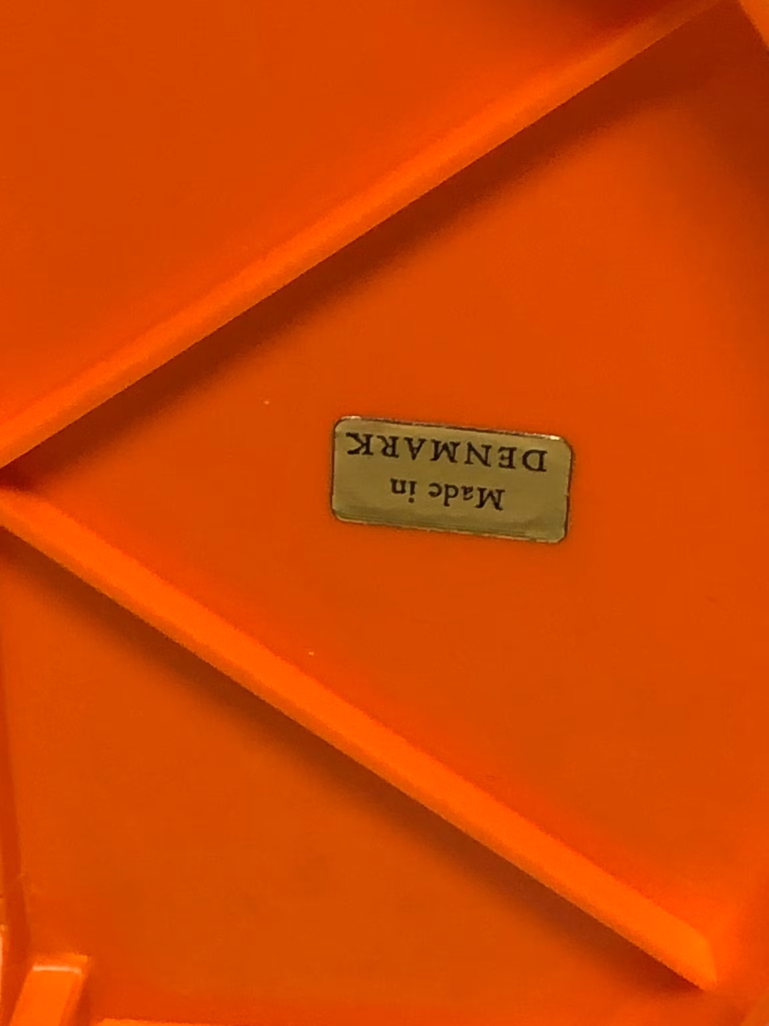 BORDSSPEGEL, plast, Termotex, Danmark, 1960/70-tal.