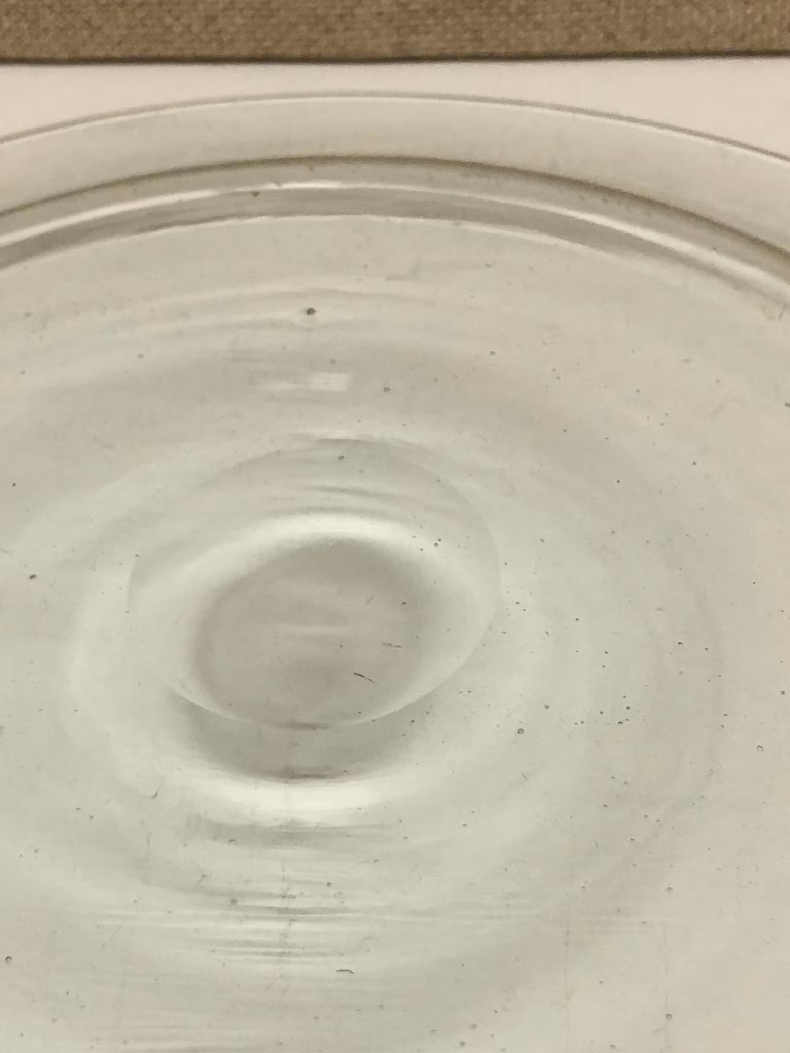 BARREL, glass, 18th/19th century.
