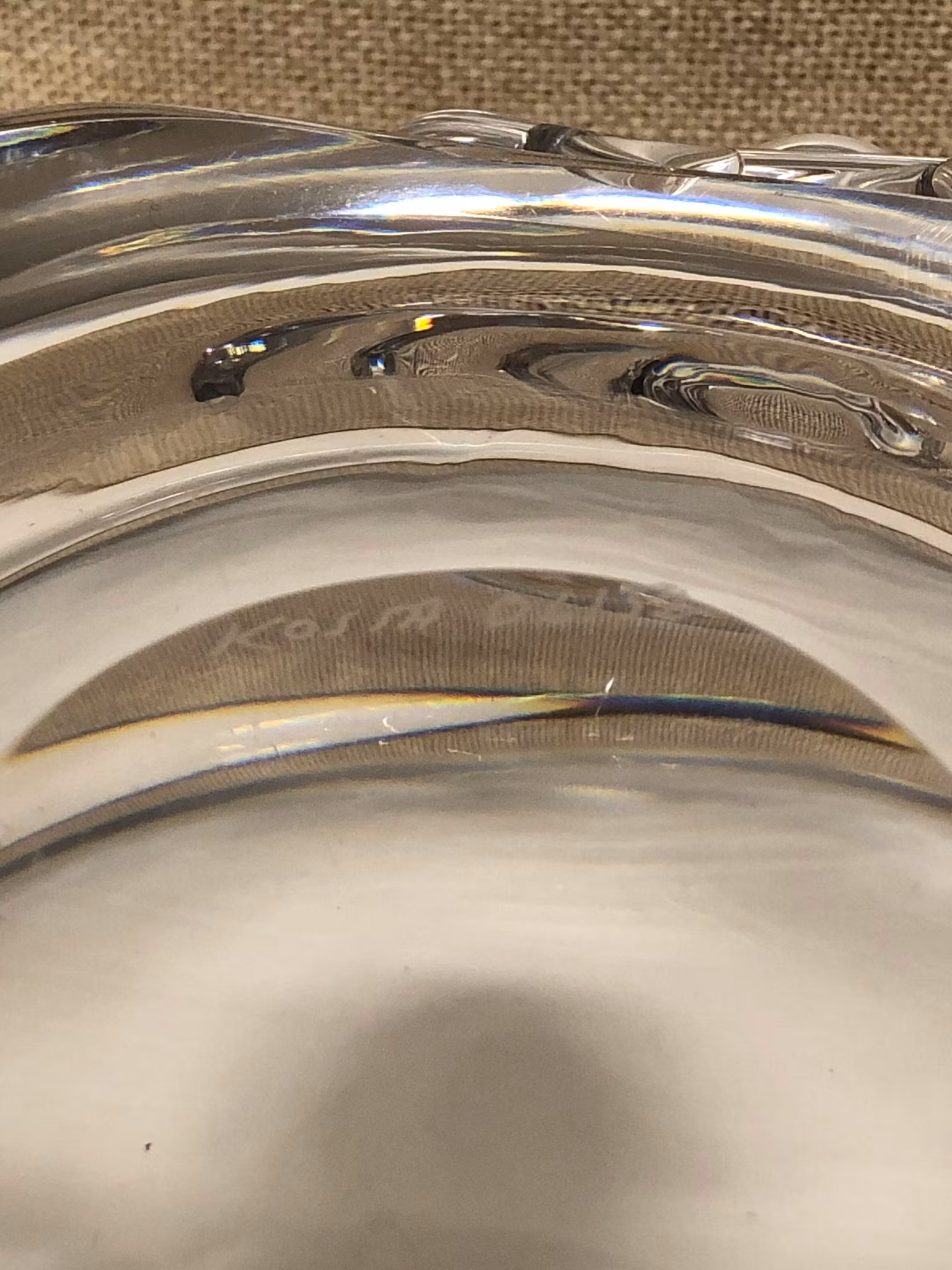 BOWL, crystal, Kosta