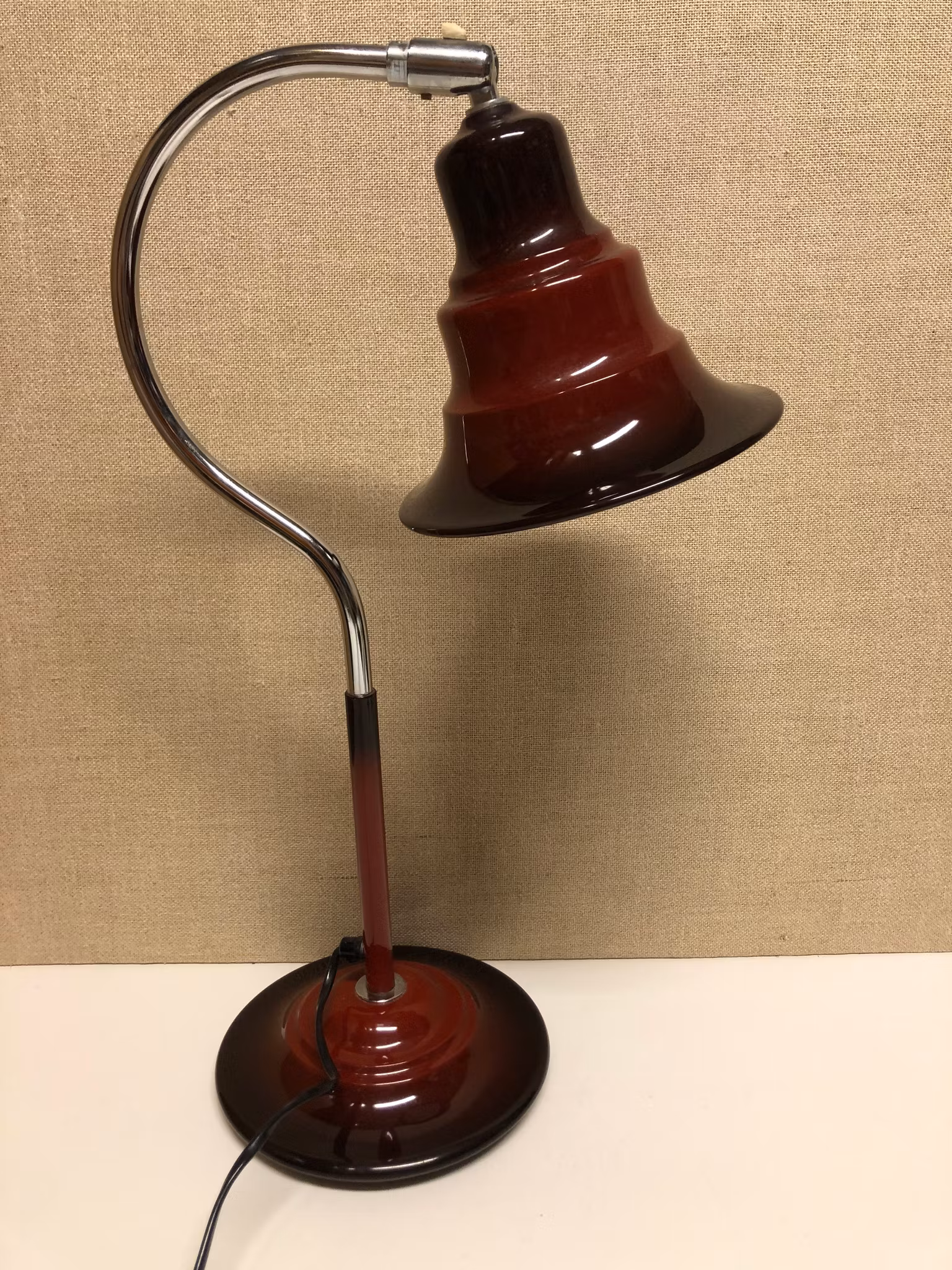 BORDSLAMPA, metall, Jan Wickelgren, Aneta, 1970/80-tal.