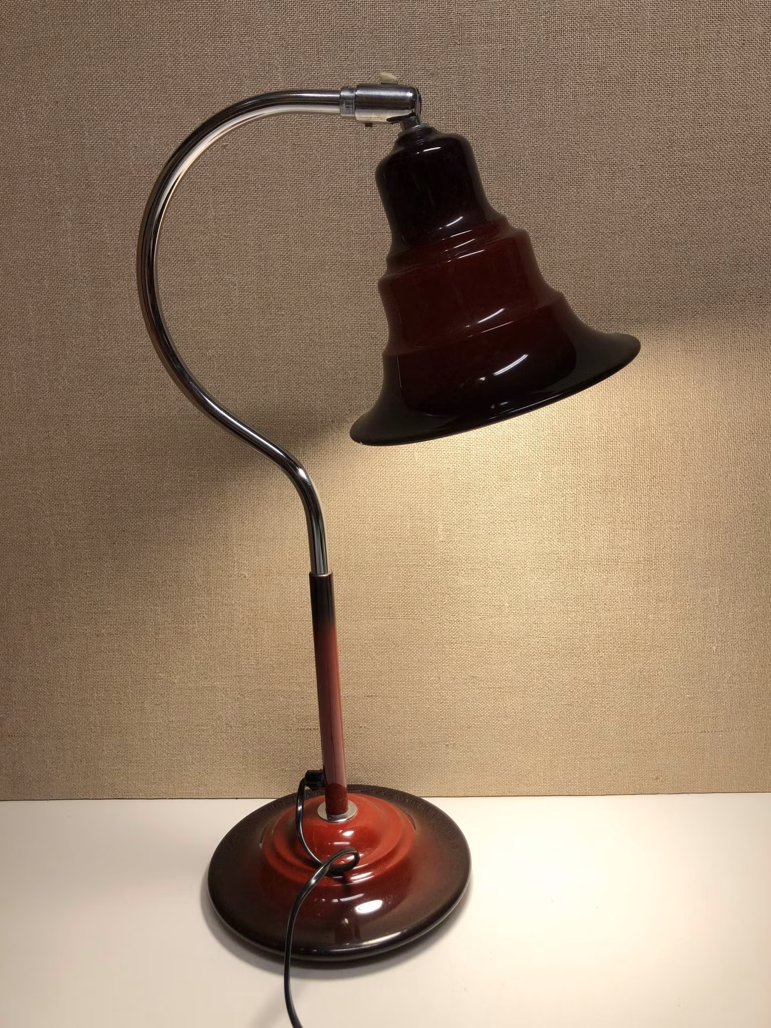 BORDSLAMPA, metall, Jan Wickelgren, Aneta, 1970/80-tal.